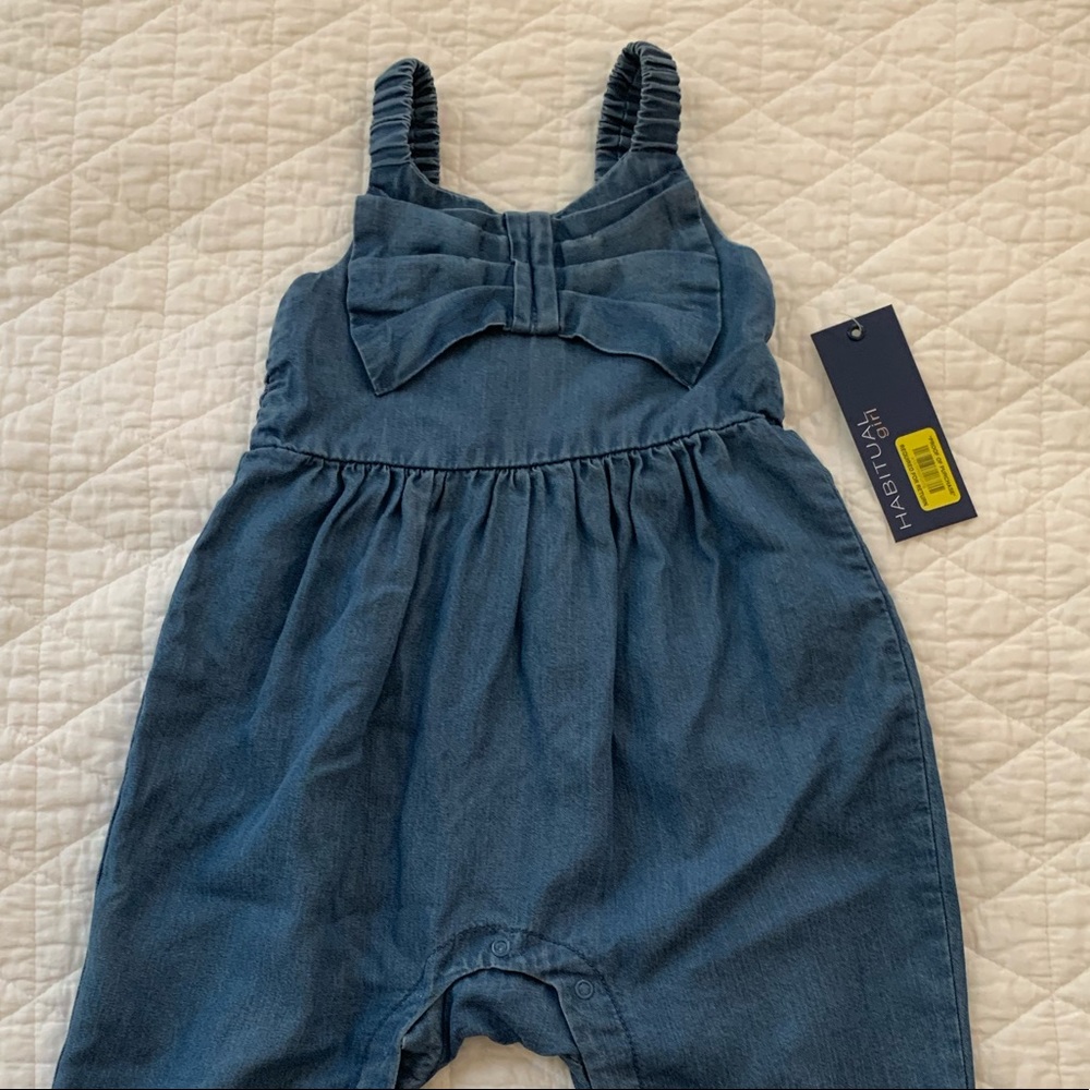 Habitual soft denim romper